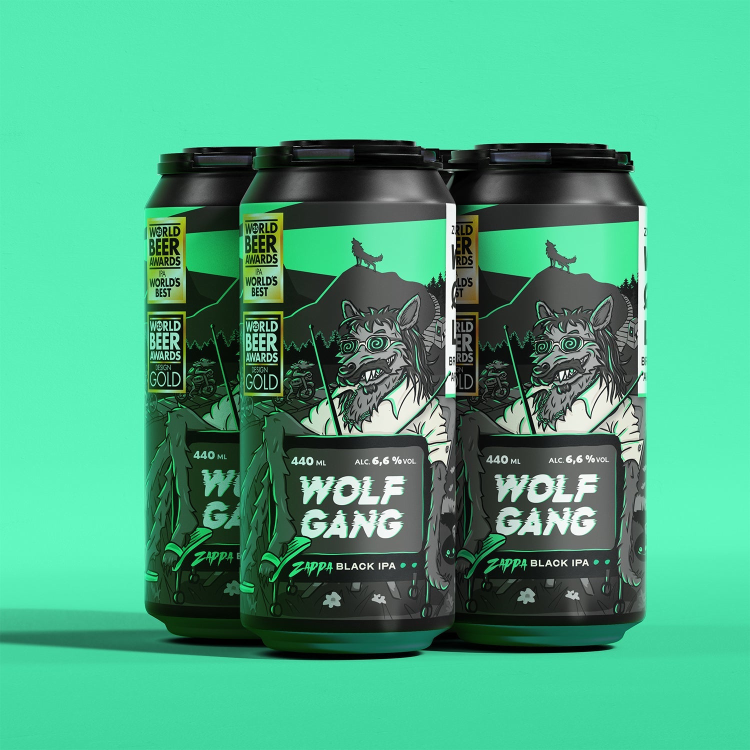 4 x 440ml WØL Wolf Gang Bundle - WØL Shop