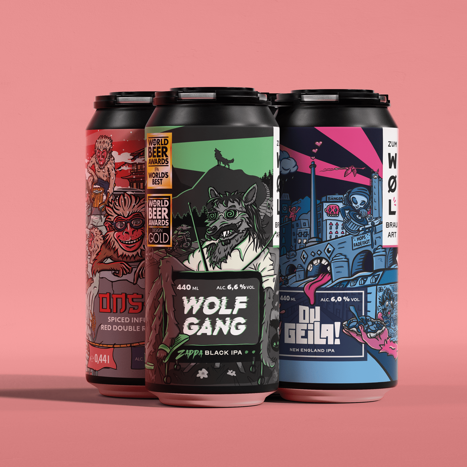 4 x 440ml zum WØL IPA Bundle - WØL Shop