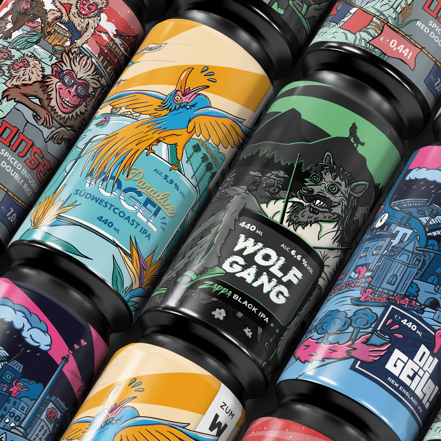 4 x 440ml zum WØL IPA Bundle - WØL Shop