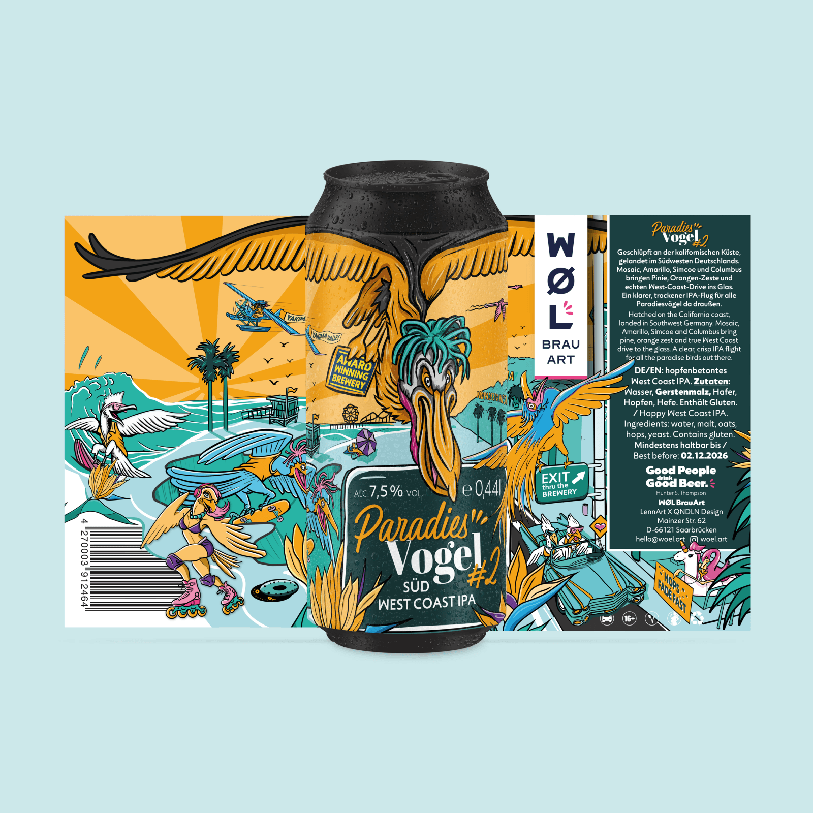 Paradiesvogel 2 - WØL Shop