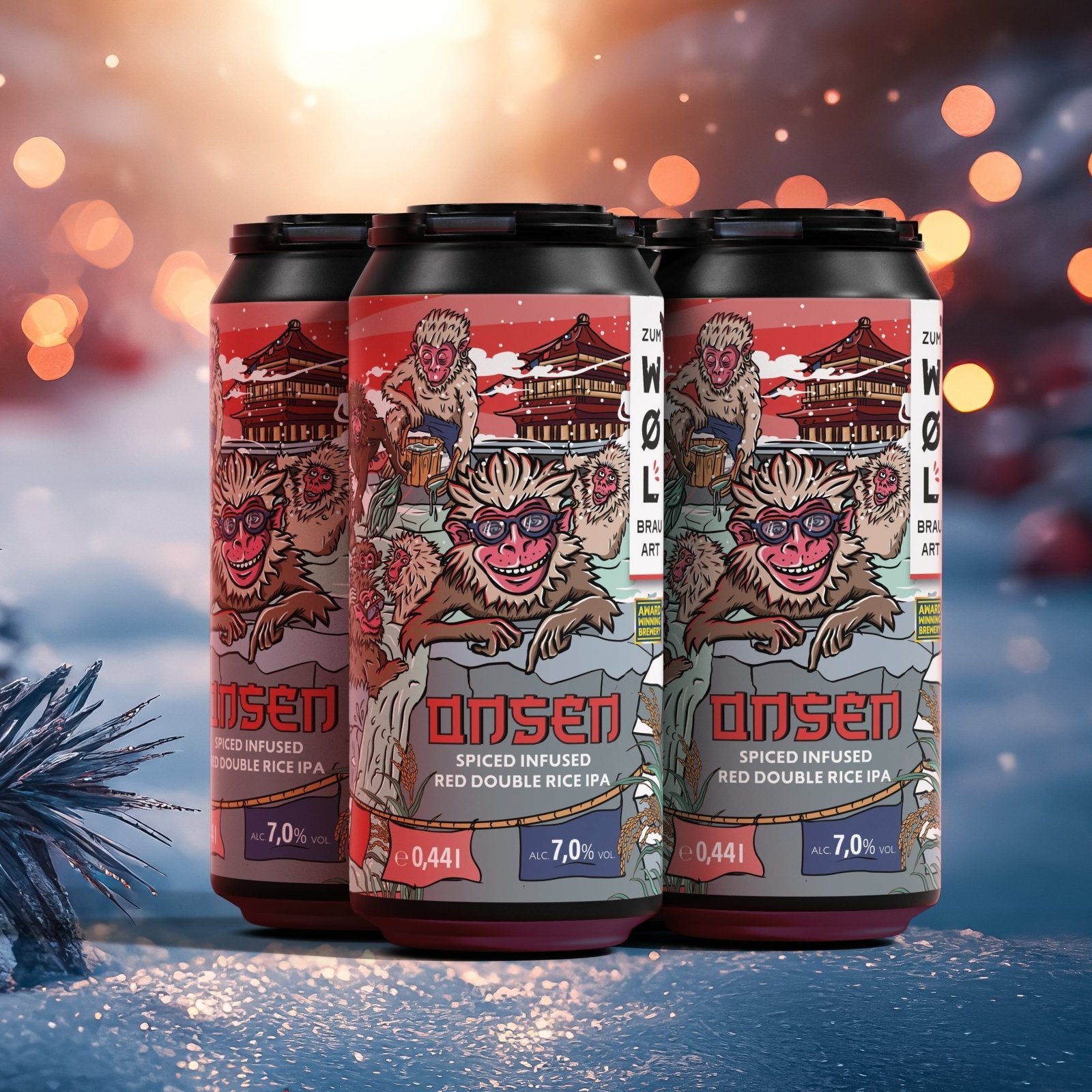 Winter - Bundle: 4 x Onsen IPA – jetzt 25 % günstiger - WØL Shop